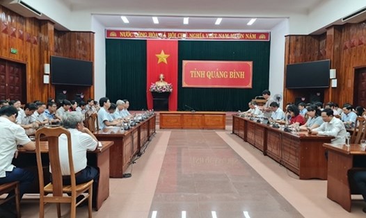 Thanh tra Bộ Nội vụ thực hiện thanh tra tại Quảng Bình. Ảnh: Chinhphu.vn