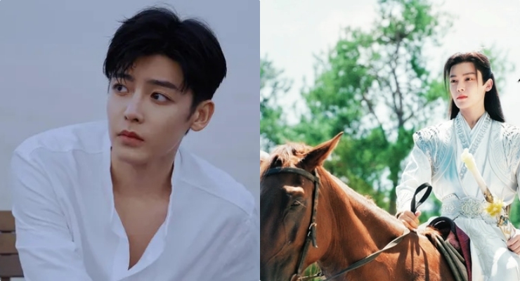 Hầu Minh Hạo đang gây chú ý trong phim "Thiếu nhiên Bạch Mã Túy Xuân Phong". Ảnh: NSX.