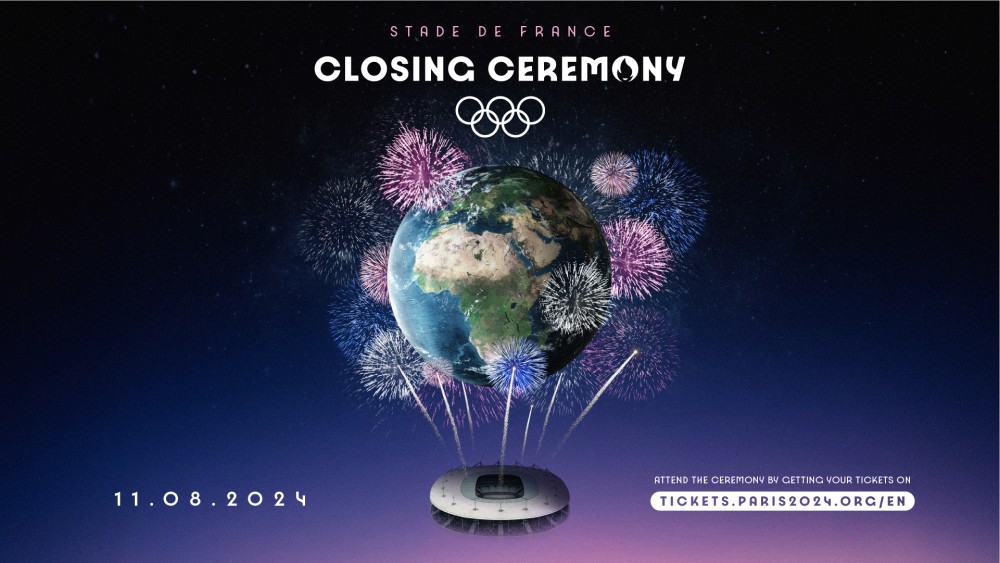 Lễ bế mạc Olympic 2024 diễn ra vào rạng sáng 12.8 (theo giờ Việt Nam). Ảnh: Paris 2024