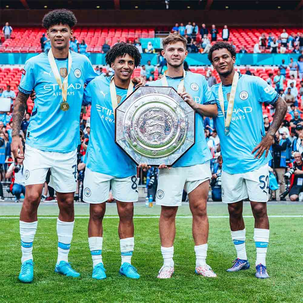 Manchester City's young players played well but need to break through to reach the level of their seniors. Photo: Manchester City