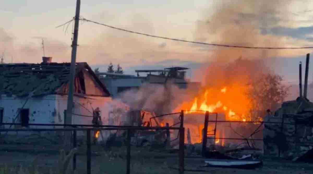 The town of Sudzha after the Ukrainian army's attack on August 7, 2024. Photo: Izvestia