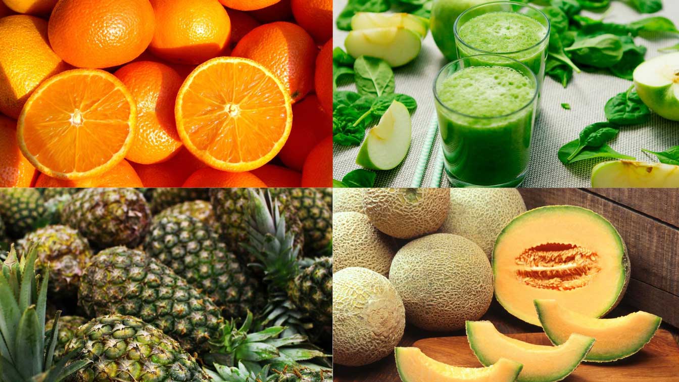 Một số loại nước ép trái cây, rau quả có thể giúp chống lại bệnh béo phì. Đồ họa: Mỹ Ly