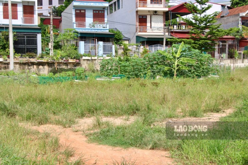 On August 12, talking to reporters, Mr. Nguyen Quang Nhue - Chairman of Huu Lung Town People's Committee confirmed that the Central Residential Area project has not yet been completed.