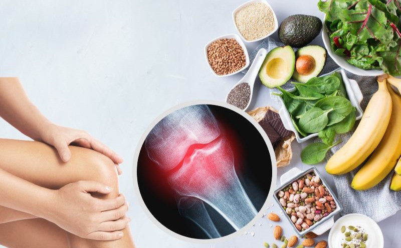 Chất dinh dưỡng tốt cho xương khớp ngoài canxi. Đồ họa: Hạ Mây