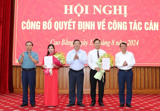 Tỉnh ủy Cao Bằng tiếp tục điều động bổ nhiệm cán bộ