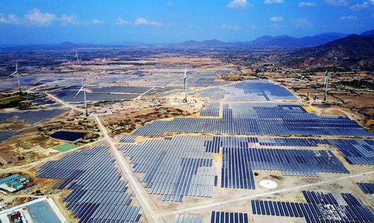 Nhiều dự án điện gió, điện mặt trời bị yêu cầu cung cấp hồ sơ để điều tra, trong đó có dự án điện mặt trời Trung Nam Thuận Nam. Ảnh: Vũ Tuấn