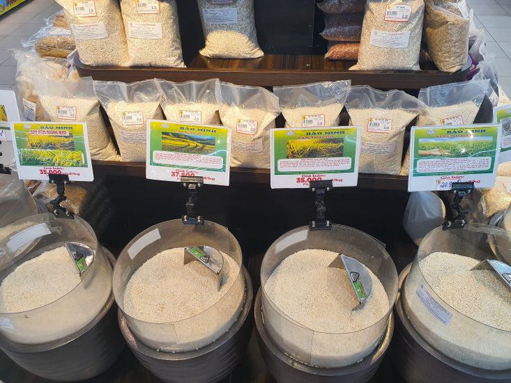 Ngành hàng lúa gạo đóng vai trò nòng cốt đối với an ninh lương thực quốc gia. Ảnh: Phan Anh