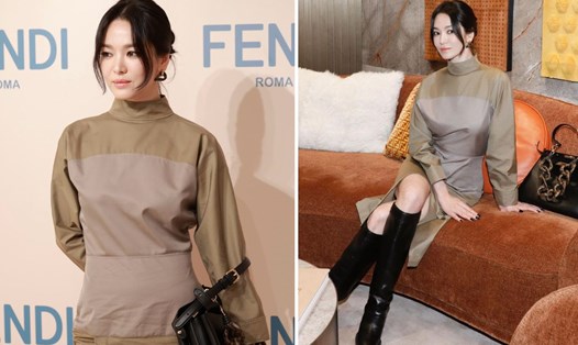 Nữ diễn viên Song Hye Kyo tại sự kiện Fendi. Ảnh: Instagram