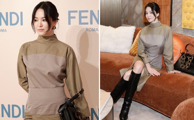 Nữ diễn viên Song Hye Kyo tại sự kiện Fendi. Ảnh: Instagram