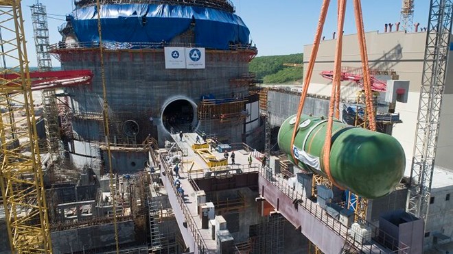 Construction site of Russia's Kursk-2 Nuclear Power Plant. Photo: Rosatom