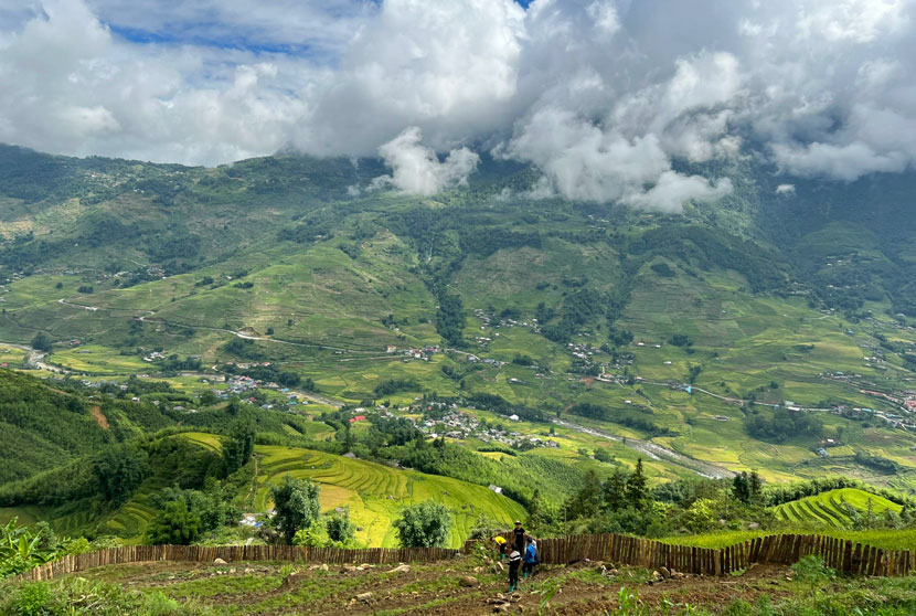 4,000m2 plot of land, beautiful view in Ta Van - Sa Pa is for sale for 6.8 billion VND. Photo: Nguyen Hai