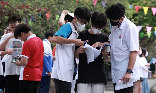 Đến nay, một số trường đã công bố điểm chuẩn thi tốt nghiệp THPT 2024. Ảnh: Hải Nguyễn