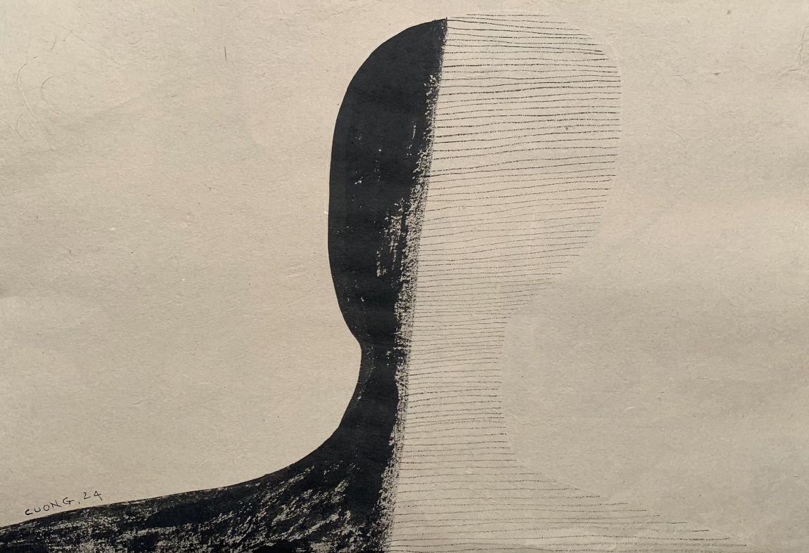 Tác phẩm "Bóng và hình". Ảnh: Gallery 39