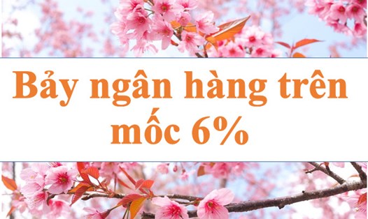 Bảy ngân hàng niêm yết lãi suất trên mốc 6%. Ảnh minh họa: Hà Vy