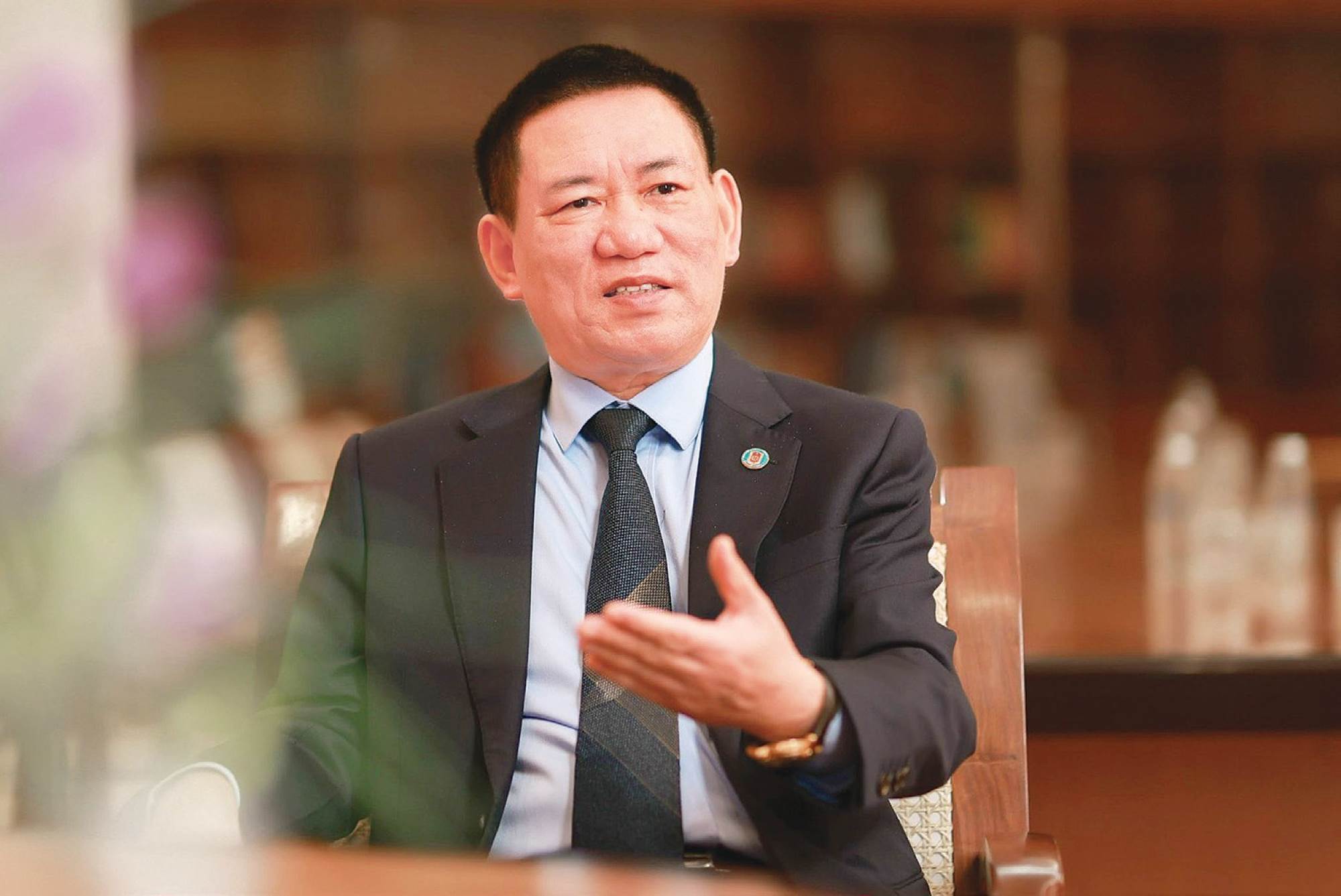 Ủy viên Trung ương Đảng, Bộ trưởng Bộ Tài chính Hồ Đức Phớc.  Ảnh: HẢI NGUYỄN 