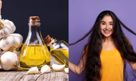Sử dụng dầu tỏi để có mái tóc chắc khỏe. Nguồn ảnh: Adobe Stock