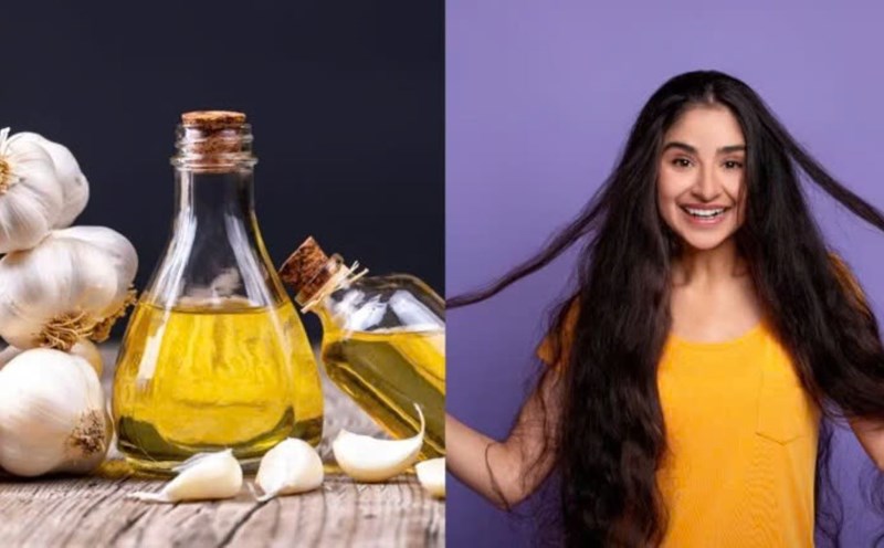 Sử dụng dầu tỏi để có mái tóc chắc khỏe. Nguồn ảnh: Adobe Stock