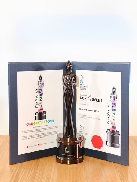Harmonia Gold Cup honors "Asia's Best Place to Work" for DOJI Group