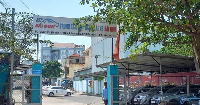 Trung tâm Dạy nghề lái xe Sài Gòn tại TP Biên Hòa, Đồng Nai. Ảnh: Hà Anh Chiến