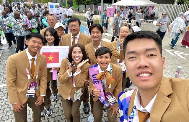 Đoàn thể thao Việt Nam tại Olympic 2024. Ảnh: Đoàn TTVN