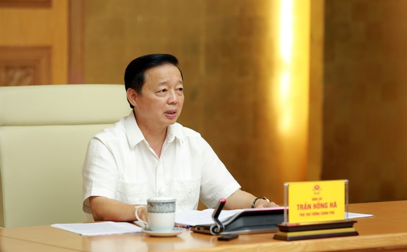 Phó Thủ tướng Chính phủ Trần Hồng Hà chủ trì cuộc họp. Ảnh: Minh Khôi