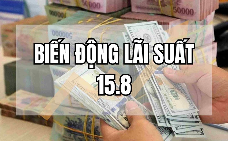Biến động lãi suất 15.8: Các ngân hàng điều chỉnh trái chiều. Thiết kế ảnh: Mai Ánh.