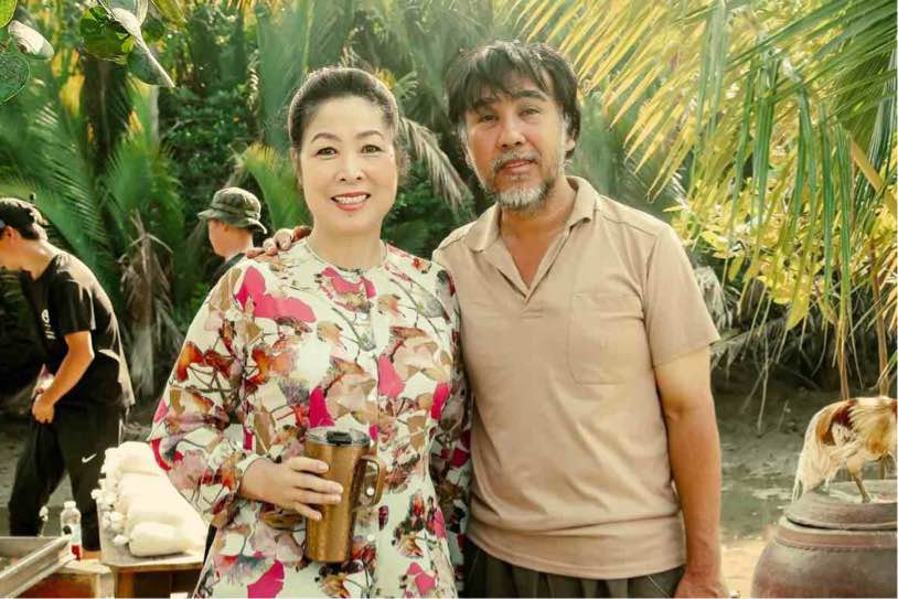 NSND Hồng Vân và nghệ sĩ Quyền Linh. Ảnh: NSX