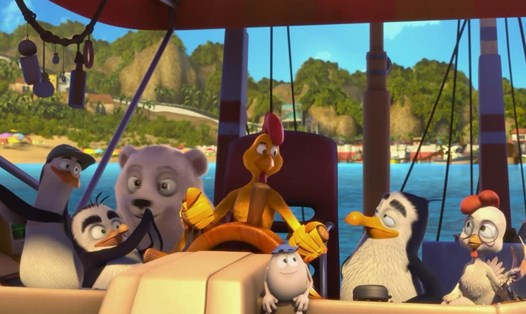 Phim hoạt hình "Bố gà siêu đẳng: Trận chiến trên băng". Ảnh: NSX