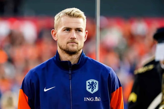 De Ligt không được tin dùng tại EURO 2024. Ảnh: Liên đoàn bóng đá Hà Lan