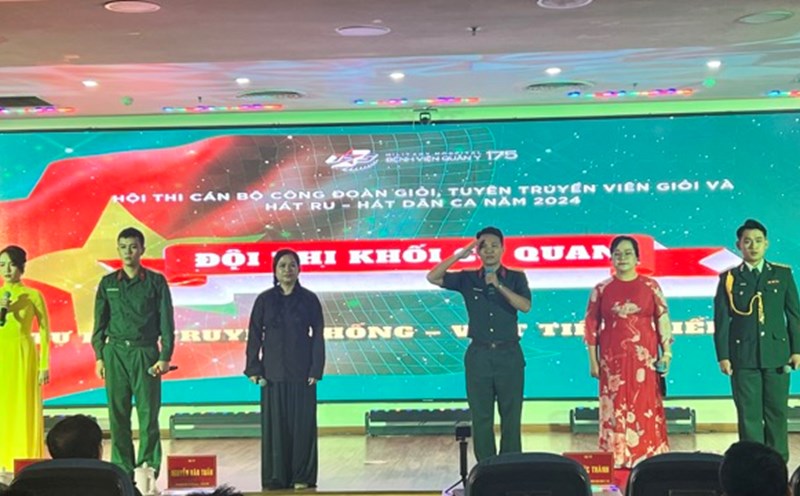 Bệnh viện Quân y 175 tổ chức hội thi Chủ tịch Công đoàn cơ sở giỏi. Ảnh: NGUYỄN LY