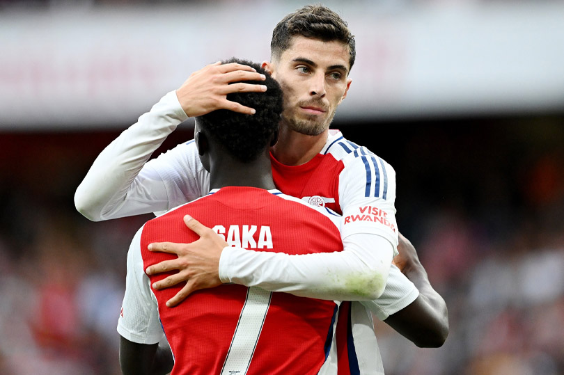 Kai Havertz là trung phong số 1 của Mikel Arteta ở mùa giải 2023-2024. Ảnh: Arsenal FC