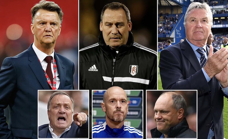 Dutch coaches have not been successful in the Premier League. Photo: Daily Mail