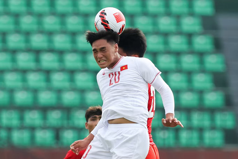 U16 Việt Nam thua đậm ở ngàu mai màn giải giao hữu quốc tế U16 Peace Cup. Ảnh: VFF