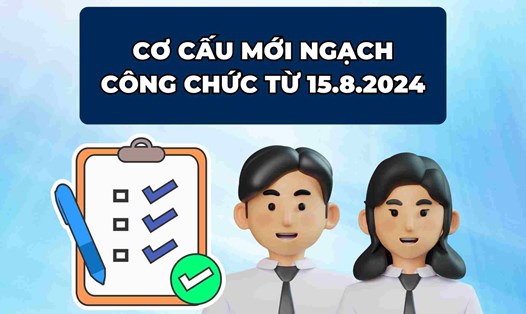 Cơ cấu mới ngạch công chức từ 15.8.2024 ra sao?