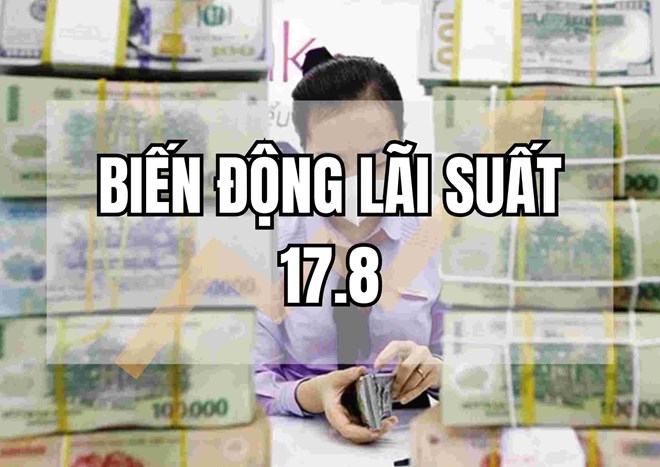 Biến động lãi suất 17.8: Ồ ạt trả lãi trên 7,5% sau tăng lãi