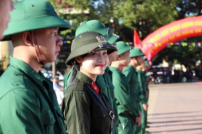 Điểm chuẩn trúng tuyển Học viện Quân y đối với thí sinh nữ thường cao hơn nhiều so với thí sinh nam. Ảnh: Bộ Quốc phòng
