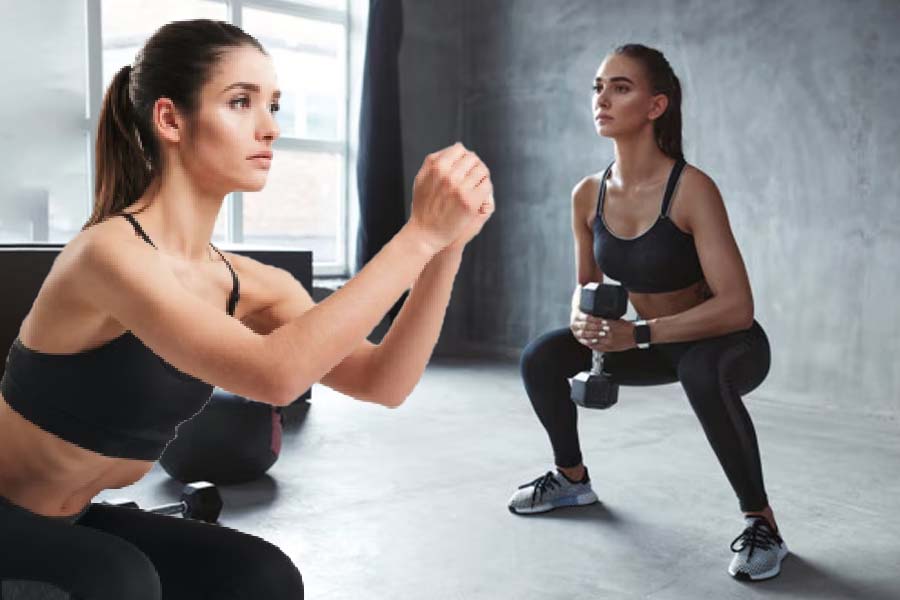 Những lợi ích sức khỏe của bài tập goblet squat. Đồ hoạ: Thiện Nhân