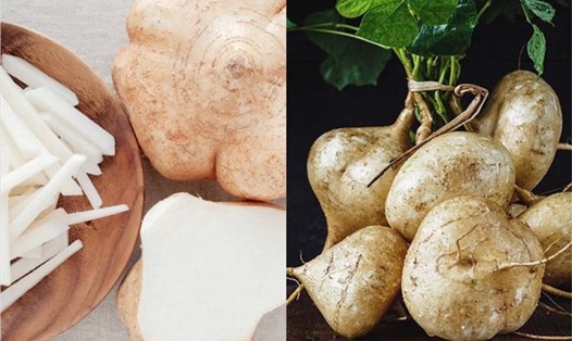 Củ đậu rất giàu chất xơ và các khoáng chất cần thiết, mang lại nhiều lợi ích cho cơ thể, hỗ trợ giảm cân. Đồ họa: Thanh Ngọc.