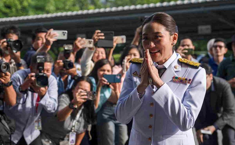 Bà Paetongtarn Shinawatra được Quốc vương Thái Lan phê chuẩn làm Thủ tướng ngày 18.8.2024. Ảnh: AFP