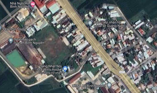Vụ việc sai phạm nghiêm trọng tại xã Bình Nguyên vừa được chuyển sang cơ quan điều tra. Trong ảnh là một góc xã Bình Nguyên. Ảnh: Google Maps