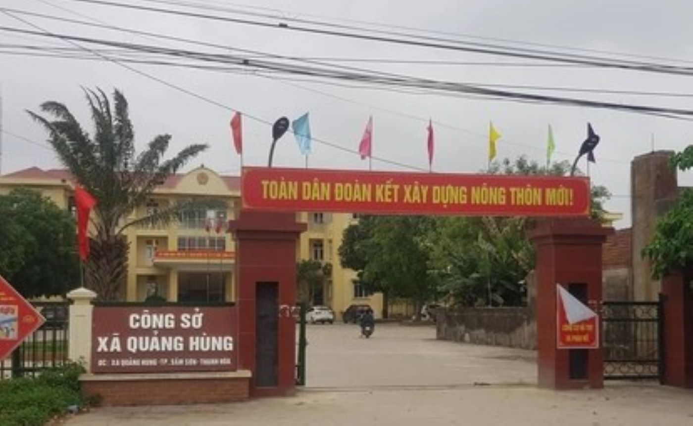 Sau sáp nhập, TP. Sầm Sơn sẽ không còn xã Quảng Hùng mà sẽ có tên mới là xã Đại Hùng. Ảnh: Trần Lâm