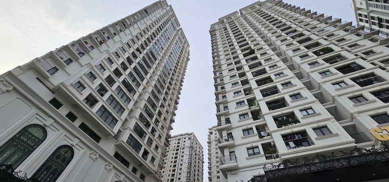 Chung cư Iris Garden (phường Cầu Diễn, Nam Từ Liêm, Hà Nội). Ảnh: Lương Hạnh