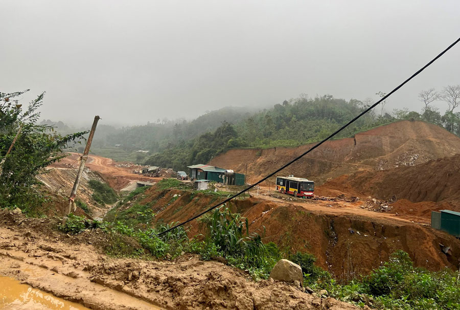 Một dự án do Công ty Thành Quý đang thi công. Ảnh: Đức Hải