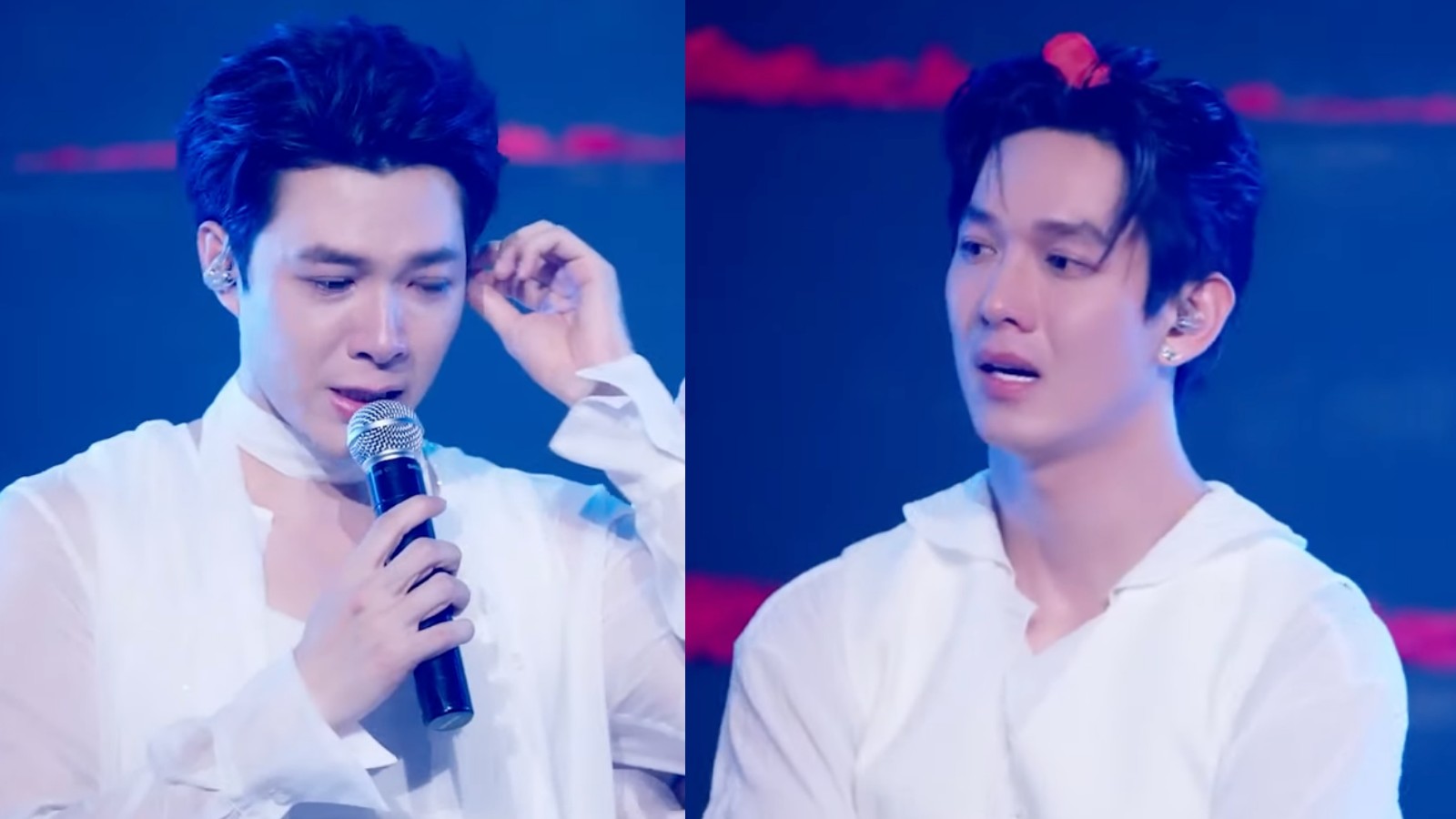 Anh Tú Atus và Song Luân. Ảnh: Cắt từ video