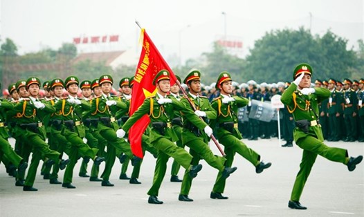 Lực lượng Công an nhân dân luôn đóng vai trò nòng cốt trong thực hiện nhiệm vụ bảo vệ an ninh quốc gia, bảo đảm trật tự, an toàn xã hội. Ảnh: Bộ Công an