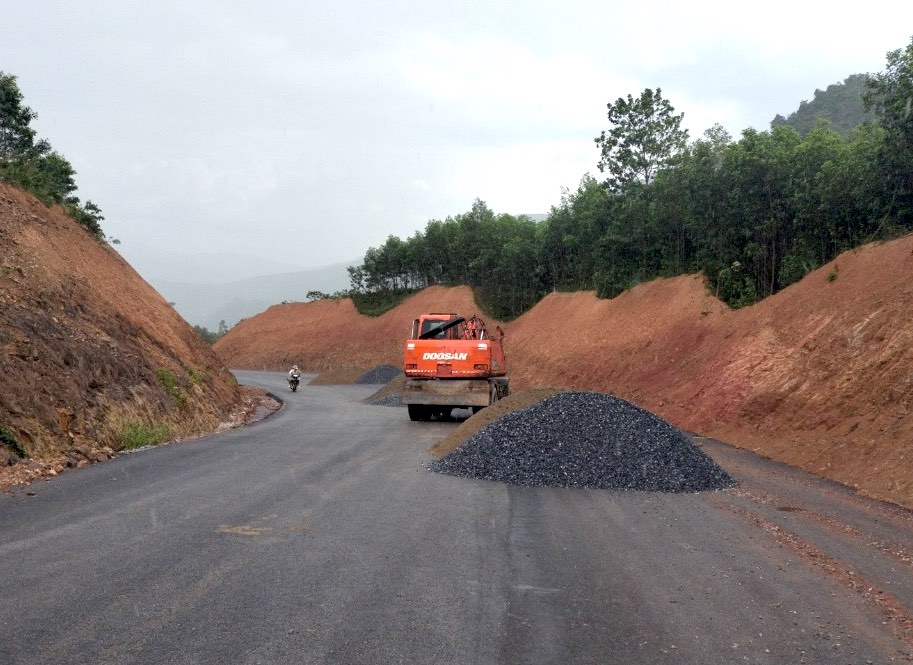 "Điểm đen" tai nạn tại huyện Minh Hóa sẽ được giải quyết trong tháng 9. Ảnh: H. Hà