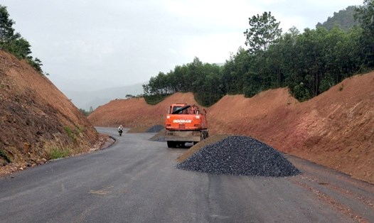 "Điểm đen" tai nạn tại huyện Minh Hóa sẽ được giải quyết trong tháng 9. Ảnh: H. Hà