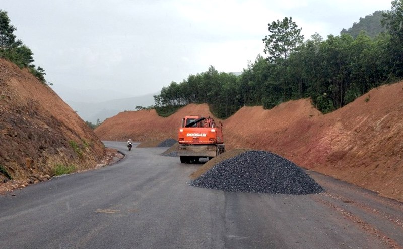 "Điểm đen" tai nạn tại huyện Minh Hóa sẽ được giải quyết trong tháng 9. Ảnh: H. Hà