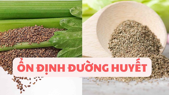 Tác dụng của hạt cần tây đến người có chỉ số đường huyết cao