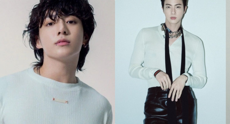 Jungkook, Jin BTS ghi dấu ấn với người hâm mộ toàn cầu. Ảnh: NSX.